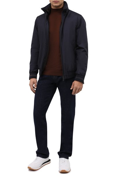 Мужской шелковый бомбер ZILLI SPORT, арт. MAW-0090T-JACKE/0001