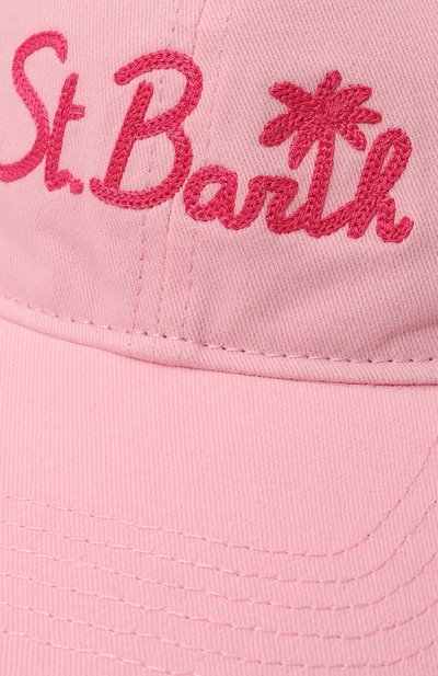 Хлопковая бейсболка MC2 SAINT BARTH розового цвета по цене 5265 руб., арт. STBA/CATCHER W/07751D, фото 4 Хлопковая бейсболка MC2 SAINT BARTH, арт. STBA/CATCHER W/07751D, фото 4