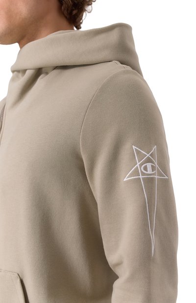 Хлопковая толстовка rick owens x champion RICK OWENS, арт. CM01E1665/CHFE, фото 5