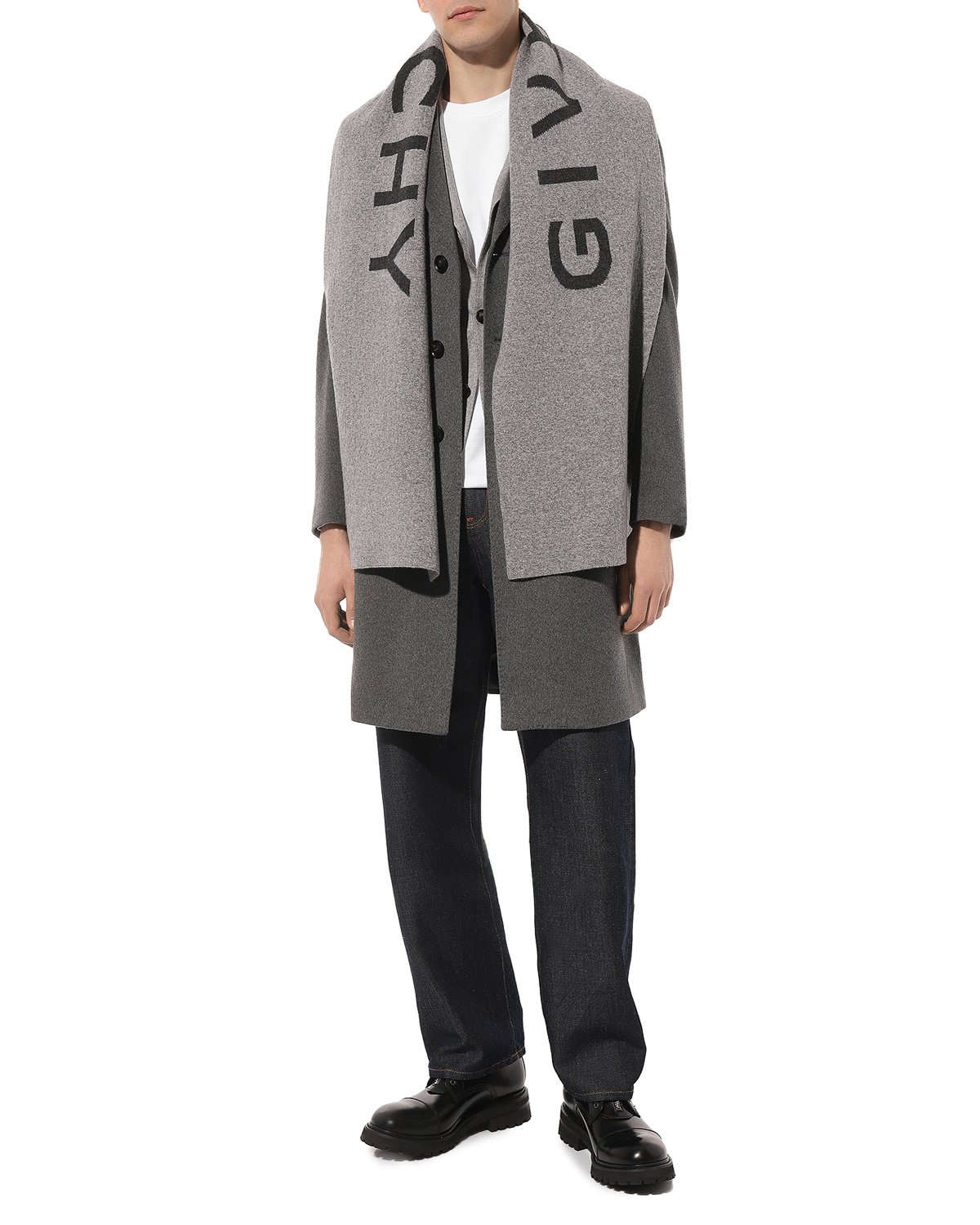 Шарф из шерсти и кашемира GIVENCHY, арт. GV3618/U7125, фото 2