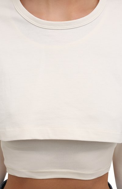Топ JACQUEMUS кремового цвета по цене 22900 руб., арт. 213JS100-2450, фото 5 Топ JACQUEMUS, арт. 213JS100-2450, фото 5