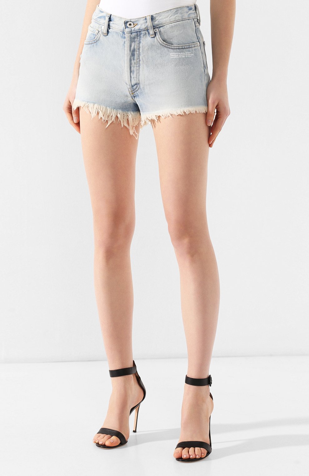 Джинсовые шорты OFF-WHITE, арт. 0WYC002R197730577100, фото 3