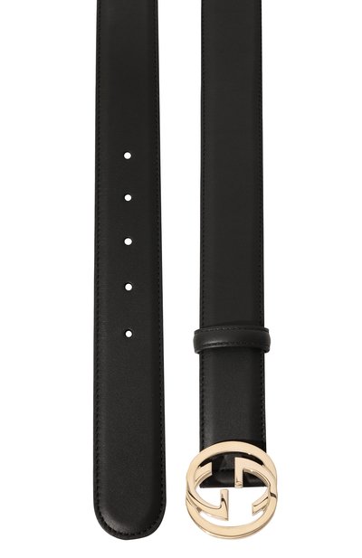 Кожаный ремень GUCCI черного цвета по цене 53200 руб., арт. 370543 AP00G, фото 3 Кожаный ремень GUCCI, арт. 370543 AP00G, фото 3