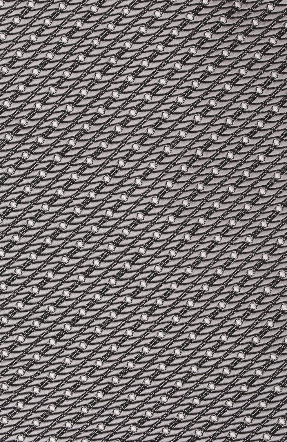 Шелковый галстук LANVIN серого цвета по цене 13950 руб., арт. 3209/TIE, фото 4 Шелковый галстук LANVIN, арт. 3209/TIE, фото 4