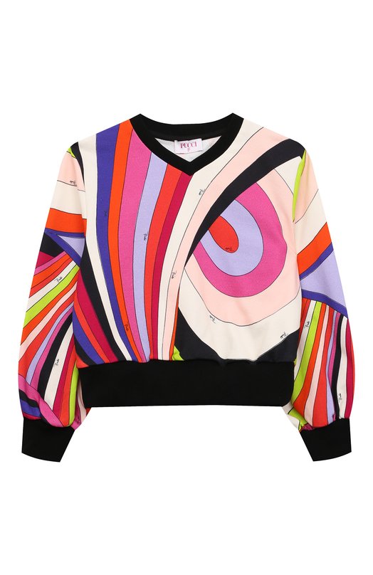 

Хлопковый свитшот Emilio Pucci, Разноцветный