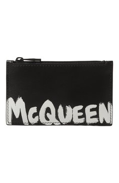 Мужской кожаный футляр для кредитных карт ALEXANDER MCQUEEN черного цвета, арт. 683117/1NT0B1070 | Фото 1 (Региональные ограничения белый список (Axapta Mercury): Не проставлено; Материал: Натуральная кожа; Материал сплава: Проставлено; Нос: Не проставлено)