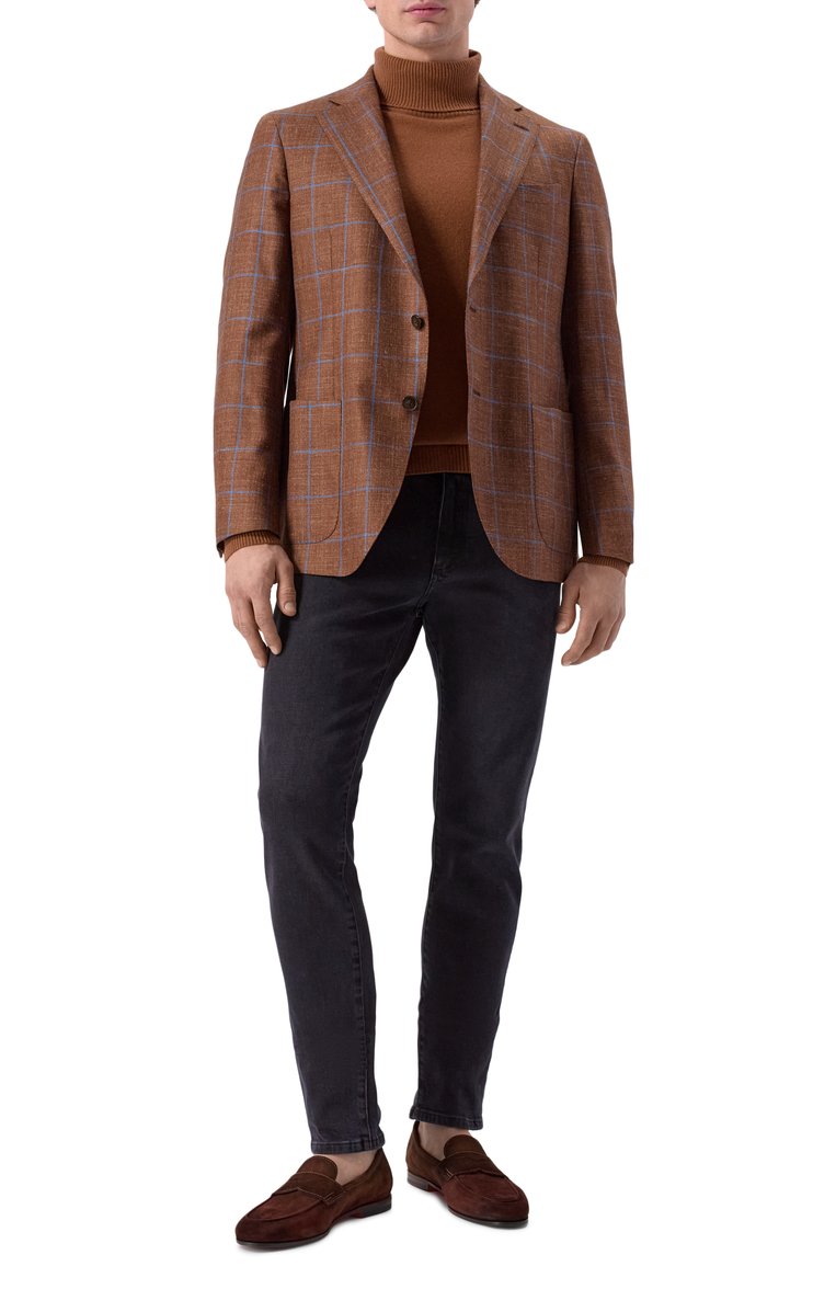 Пиджак из шерсти и шелка LUIGI BIANCHI, арт. 2564/52003, фото 3