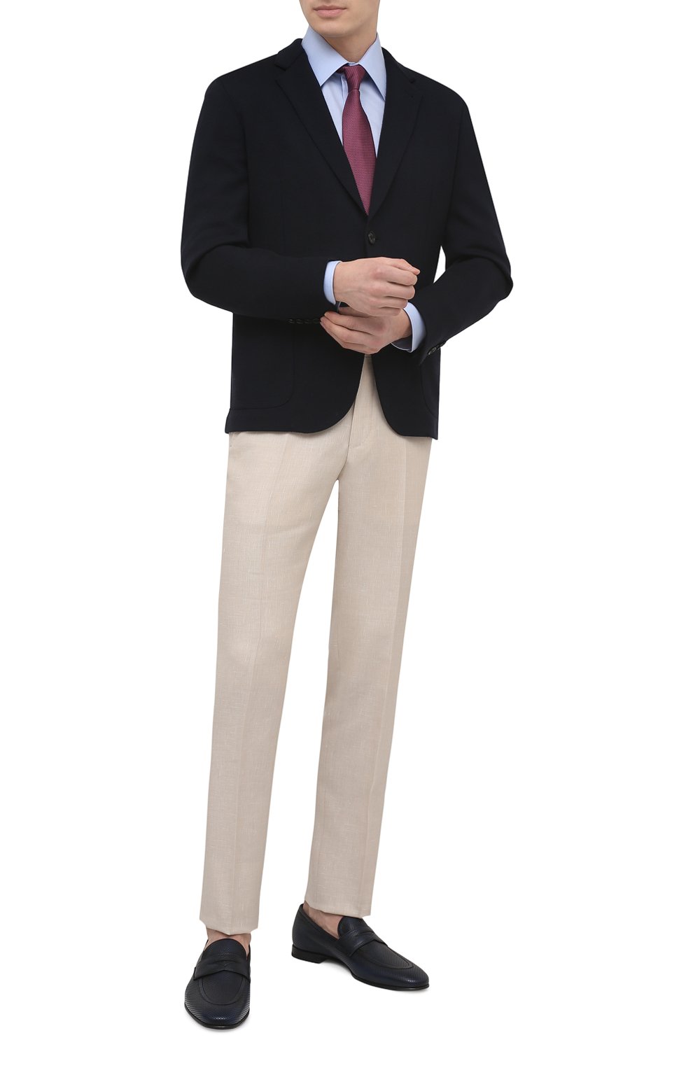 Кожаные пенни-лоферы BARRETT, арт. 131U016.9/CERV0 ASP0RTABILE, фото 2