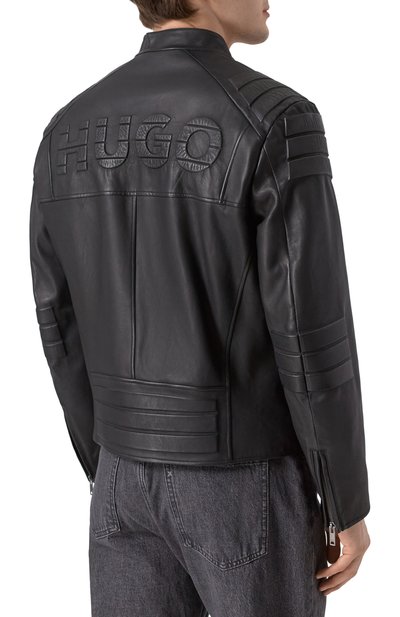 Кожаная куртка HUGO, арт. 50530780, фото 4