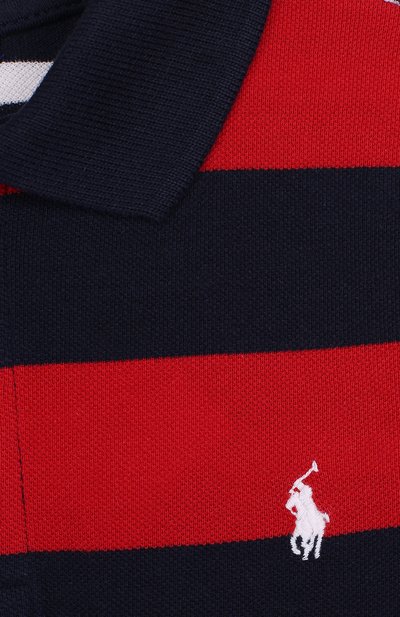 Хлопковое поло в контрастную полоску POLO RALPH LAUREN, арт. 322692271, фото 3