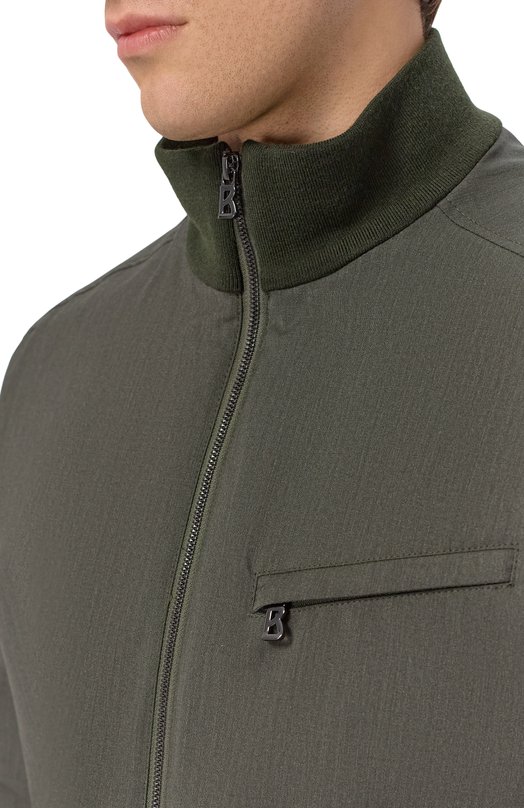 Шерстяной бомбер Bogner 38781096 Хаки  38781096 Фото 5