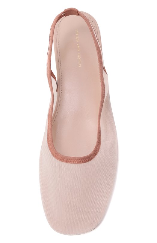 Текстильные балетки Dries Van Noten WS251/1635/900 Бежевый  WS251/1635/900 Фото 6