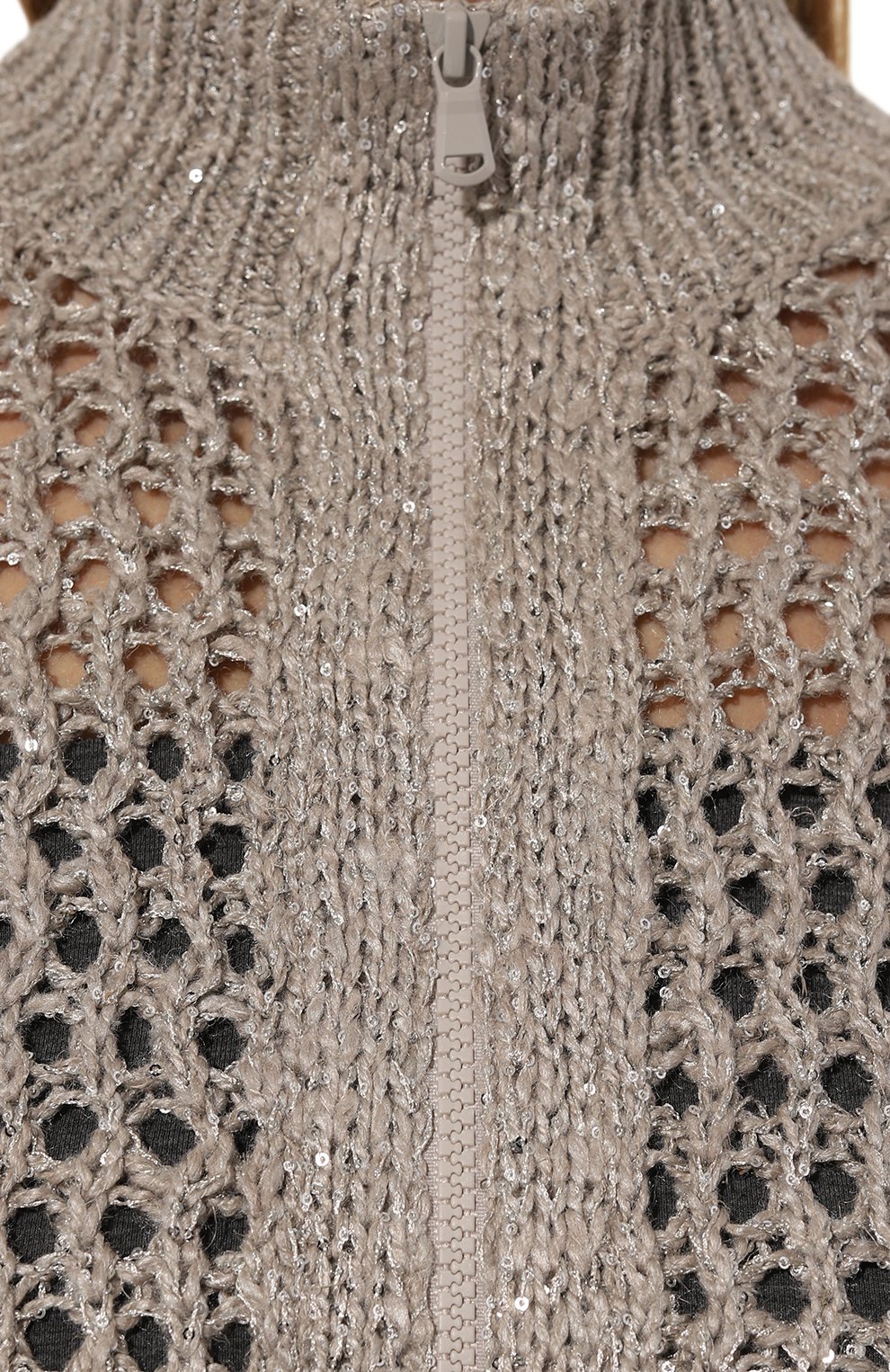 Кардиган из шелка и льна BRUNELLO CUCINELLI, арт. MEA360416P, фото 5