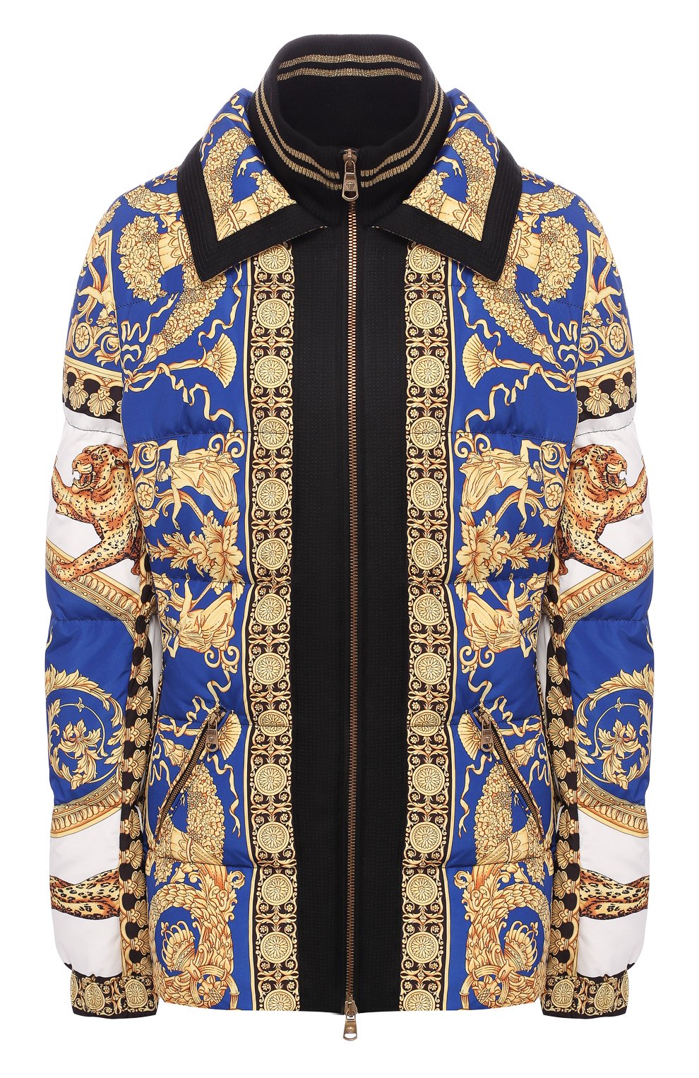 Стеганая куртка с принтом и воротником-стойкой  VERSACE, арт. A80273/A226681, фото 1