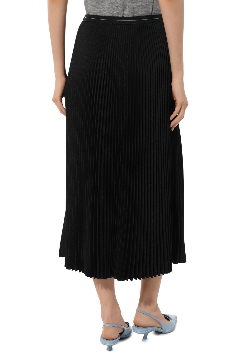 Плиссированная юбка PRADA, арт. P199N-1R08-F0002-182, фото 4
