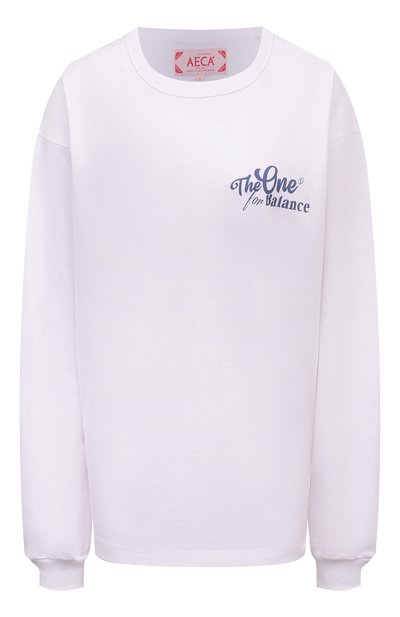 Хлопковый свитшот AECA WHITE, арт. FWCMFWBDTTLSO001C0, фото 1