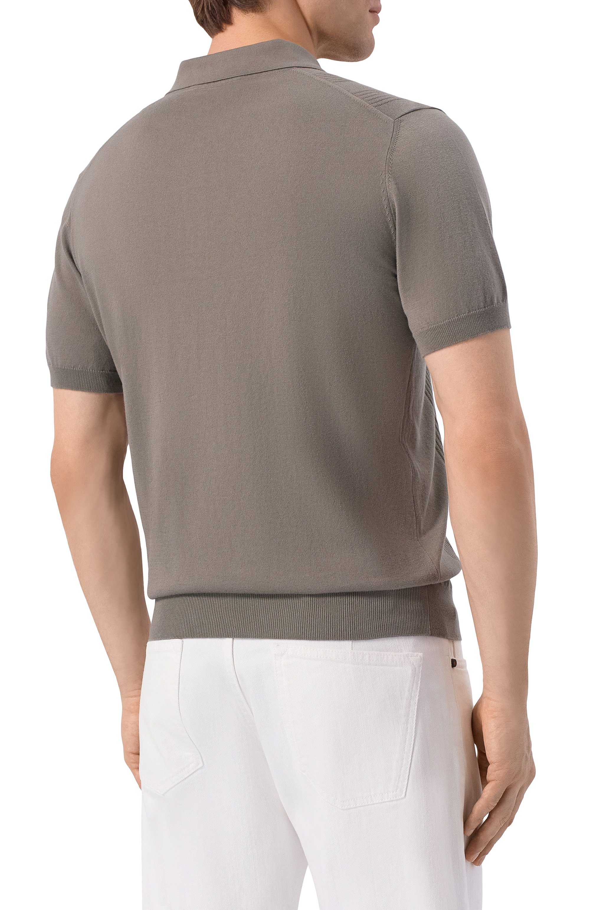 Хлопковое поло CORNELIANI, арт. 27M586/2725109, фото 4