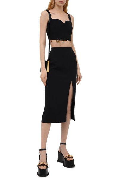 Кожаные босоножки VERSACE, арт. DST6020/DVT2P, фото 2