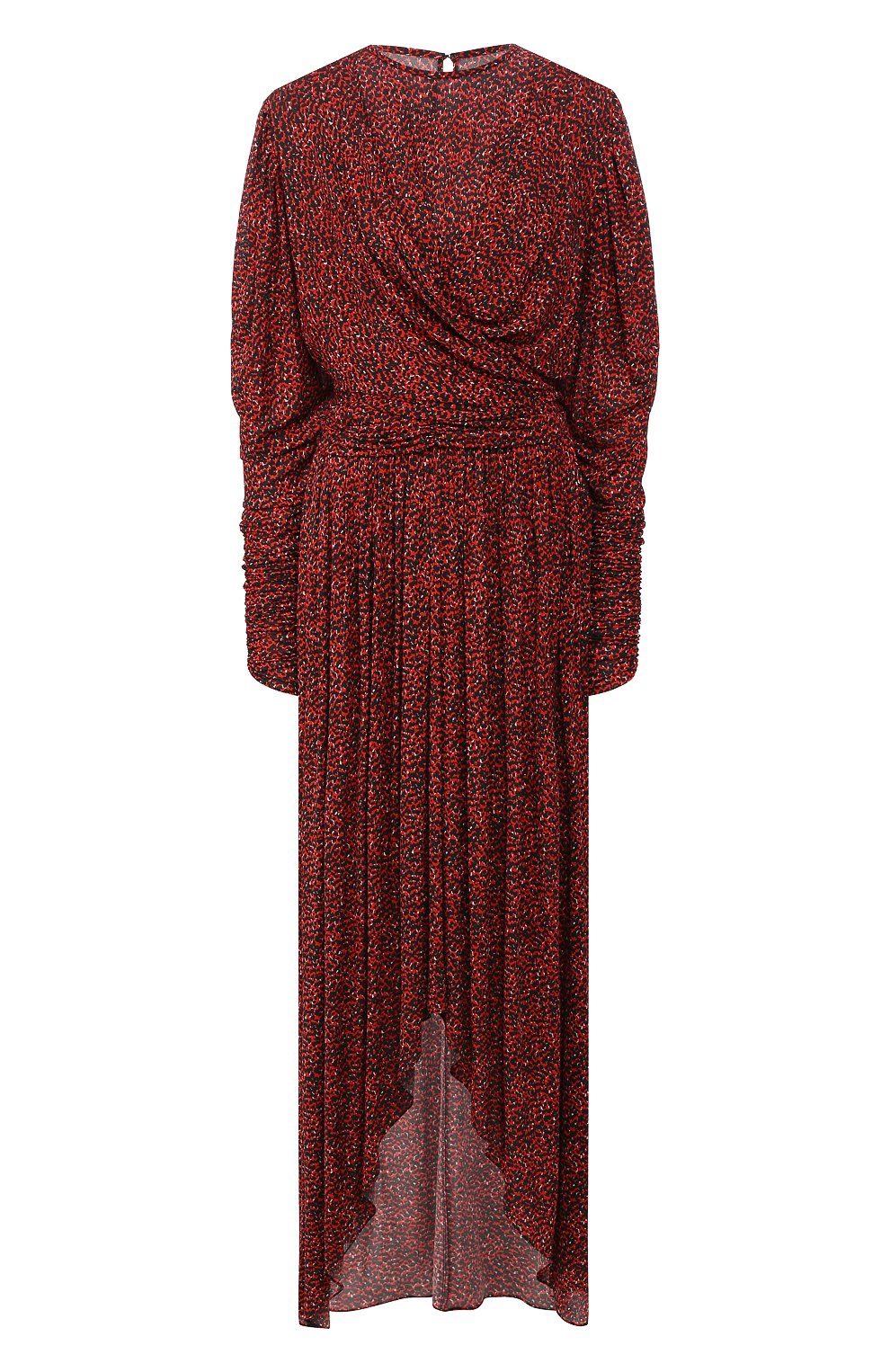 Платье из вискозы ISABEL MARANT красного цвета по цене 111500 руб., арт. R01502-19A026I/JUCIENNE, фото 1 Платье из вискозы ISABEL MARANT, арт. R01502-19A026I/JUCIENNE, фото 1