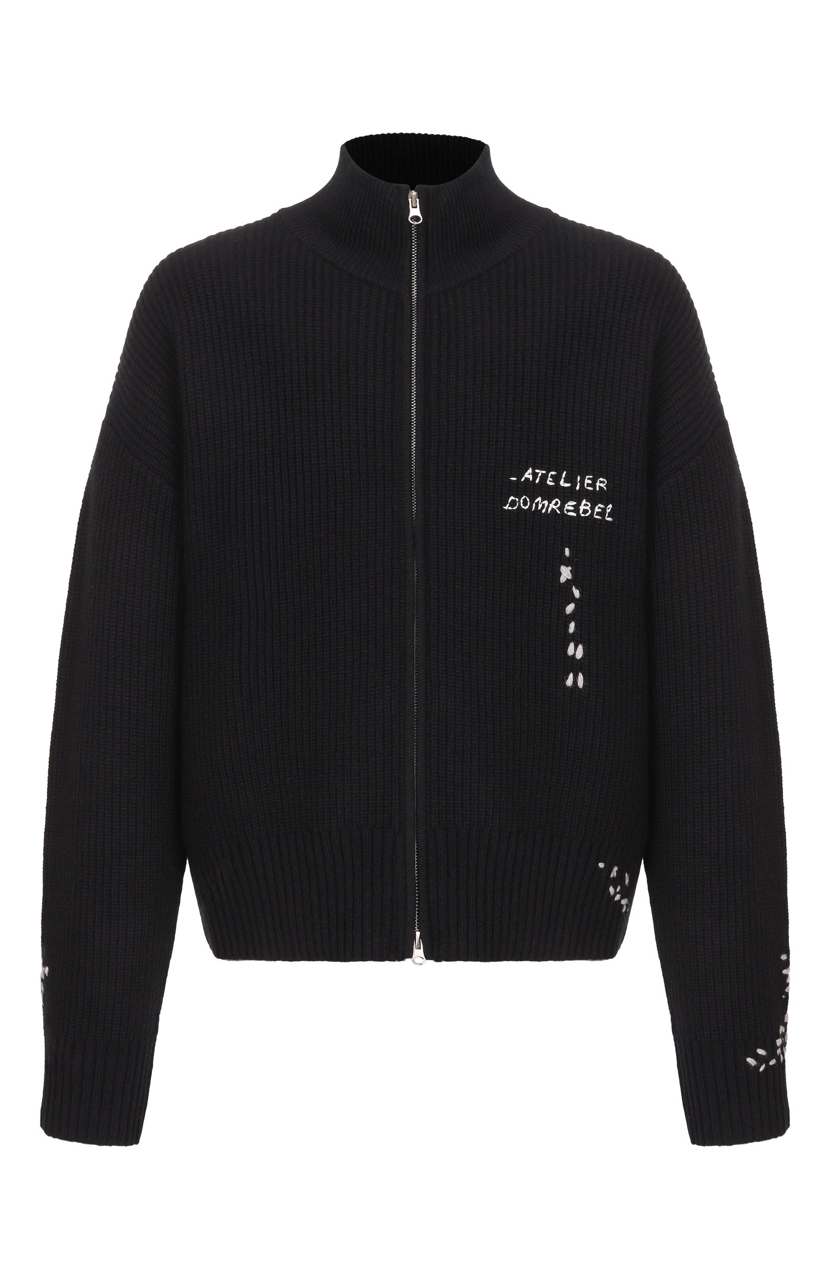 Шерстяной кардиган DOMREBEL, арт. M DADDY/KNIT ZIP CARDIGAN, фото 1