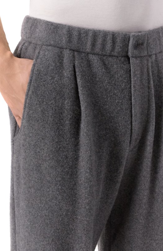 Брюки из кашемира и шерсти Giorgio Armani GM002593/TE12430 Серый  GM002593/TE12430 Фото 5