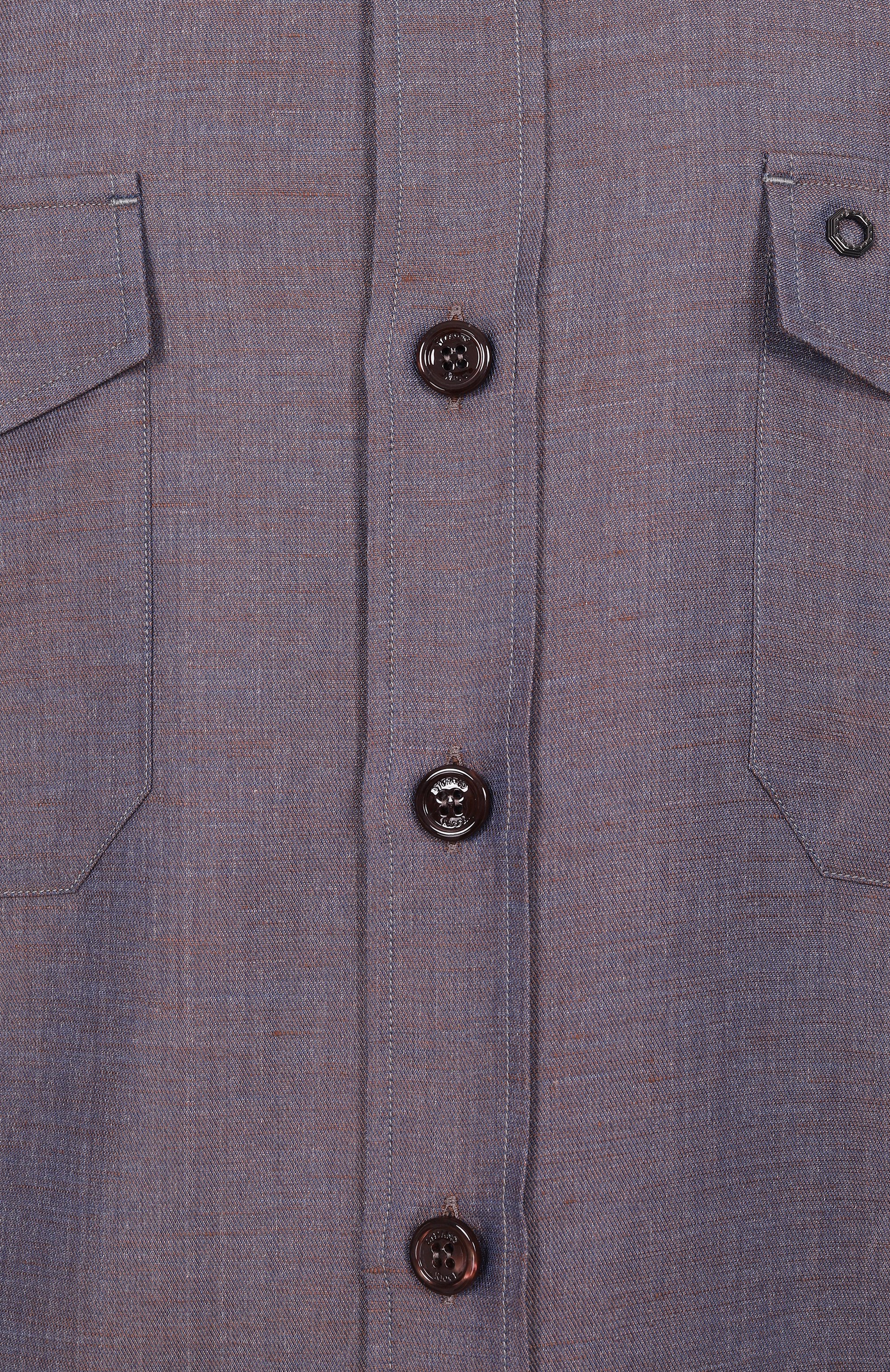 Рубашка из хлопка и льна STEFANO RICCI, арт. SP007711/R2952, фото 6