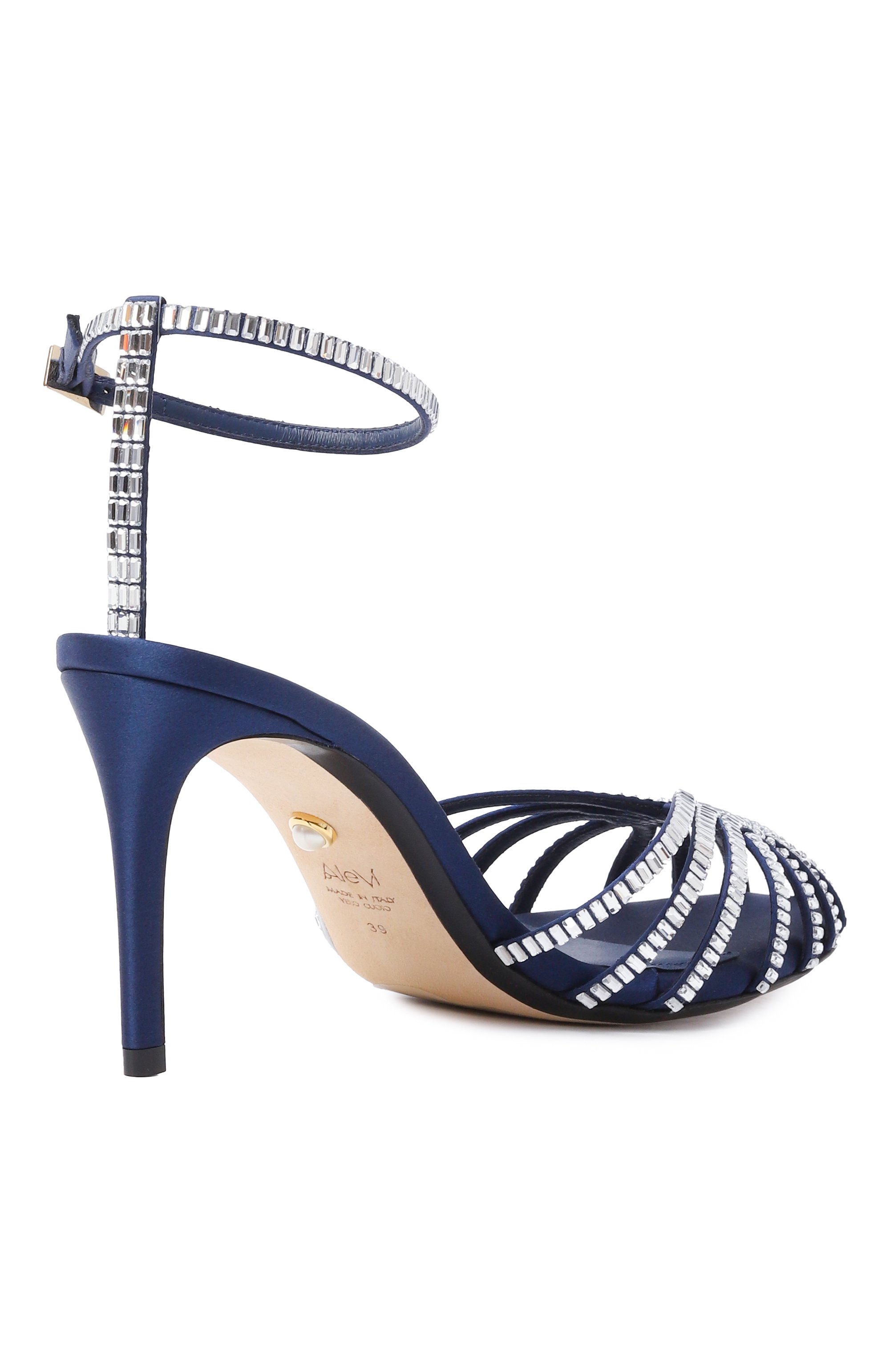 Атласные босоножки penelope 80 ALEVI MILANO, арт. L23SC019.0.0222M26/KIM SATIN, фото 5