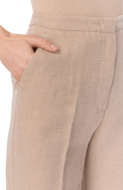 Брюки изо льна и хлопка BEATRICE .B, арт. 25FE1064CLI0, фото 5