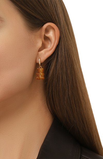 Моносерьга CRYSTAL HAZE, арт. N0STALGIA BEAR H00P, фото 2