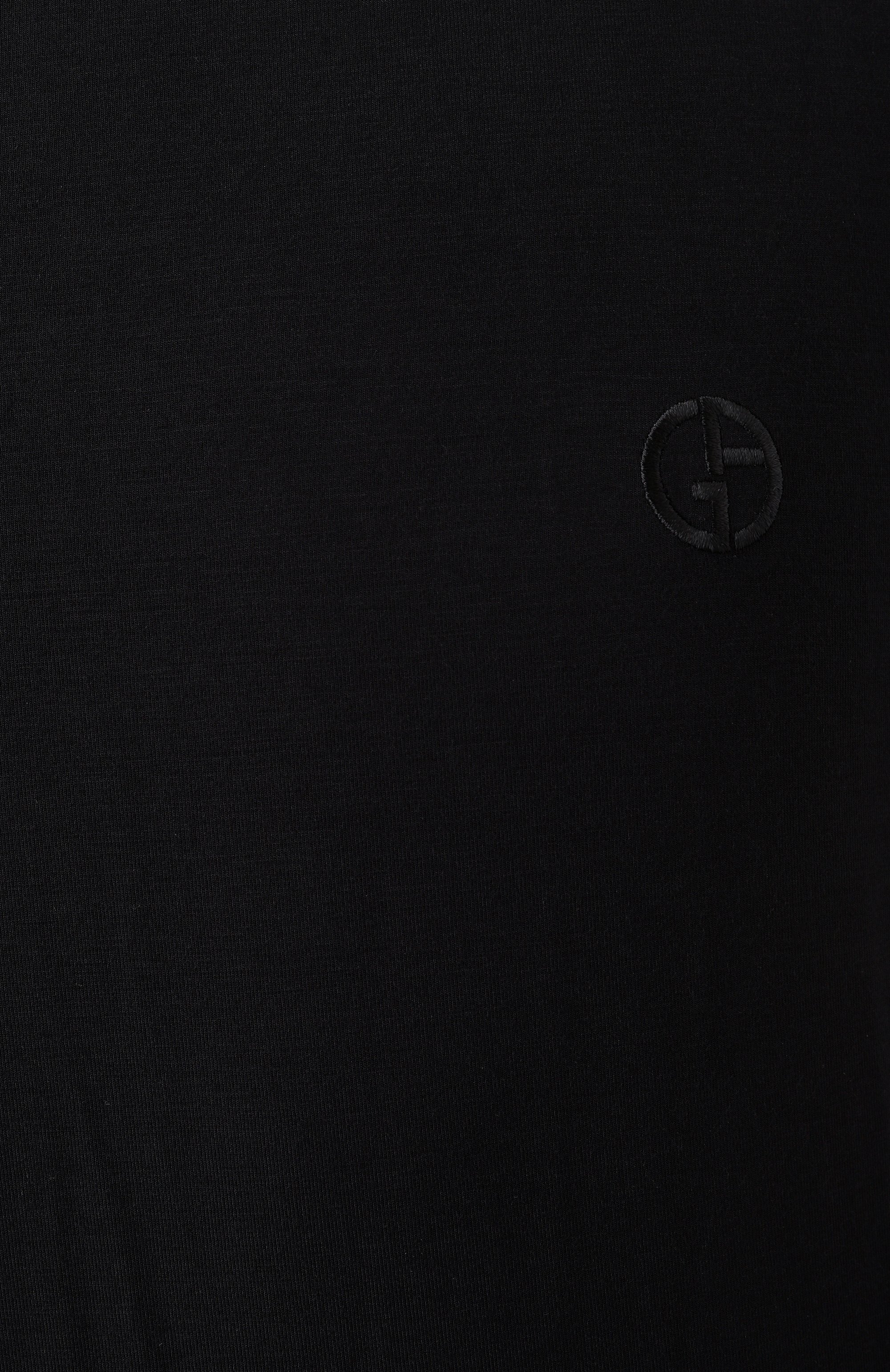 Футболка из вискозы GIORGIO ARMANI черного цвета по цене 35650 руб., арт. 3GST52/SJP4Z, фото 6 Футболка из вискозы GIORGIO ARMANI, арт. 3GST52/SJP4Z, фото 6