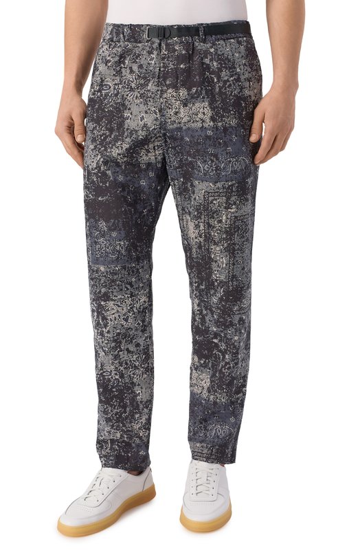 Хлопковые брюки White Sand 26SU69/63 Серый  26SU69/63 Фото 3