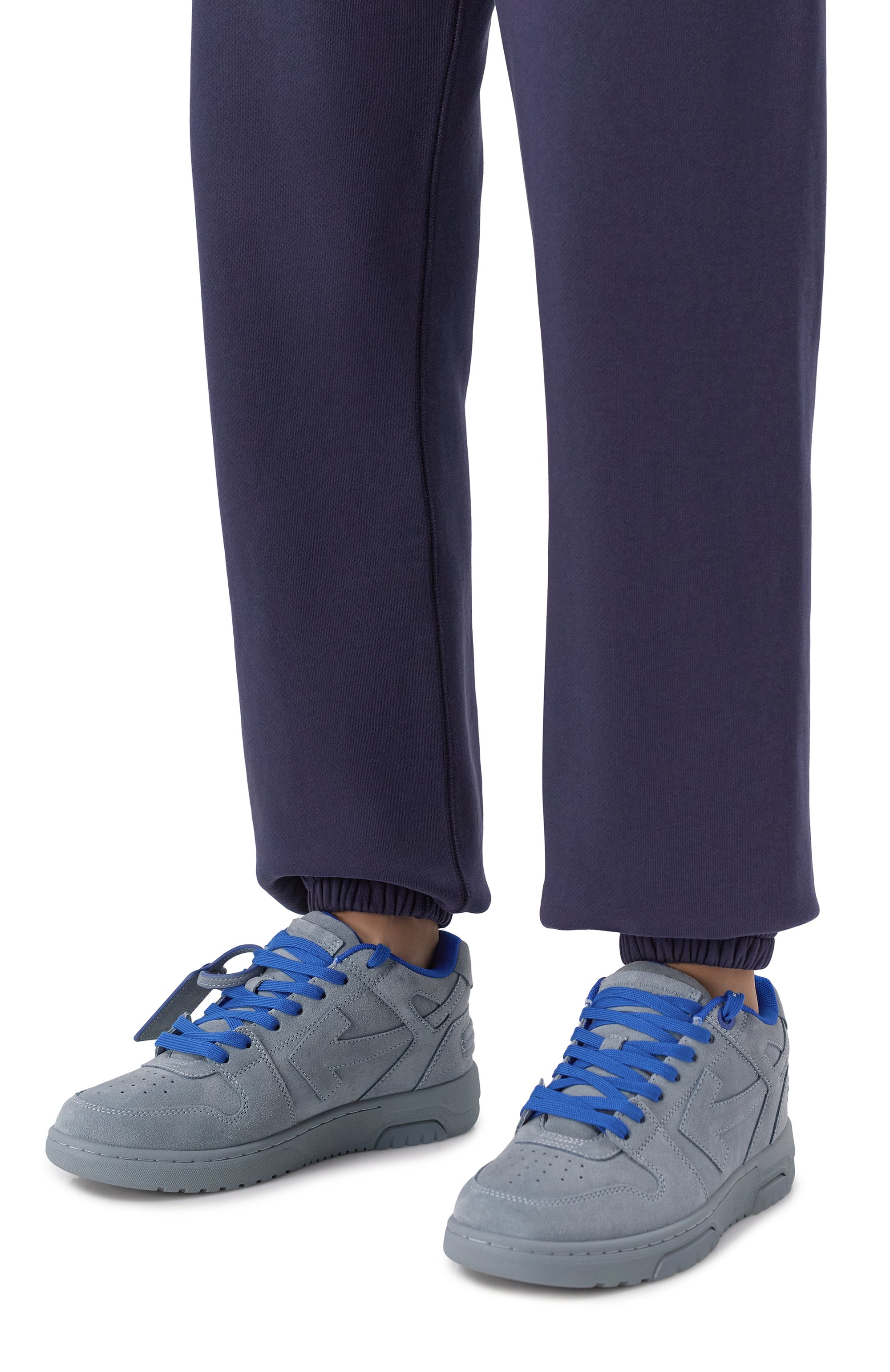 Замшевые кеды out of office OFF-WHITE, арт. 0WIA259F25LEA0096D6D, фото 2