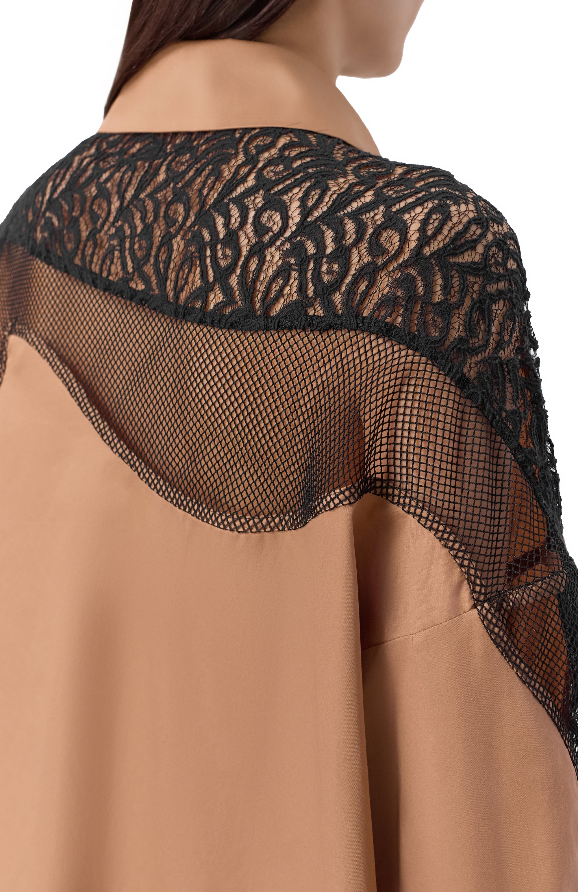 Хлопковая рубашка ХОХЛОМА Х АЛЕНА АХМАДУЛЛИНА бежевого цвета по цене 44700 руб., арт. WTB1321, фото 5 Хлопковая рубашка ХОХЛОМА Х АЛЕНА АХМАДУЛЛИНА, арт. WTB1321, фото 5