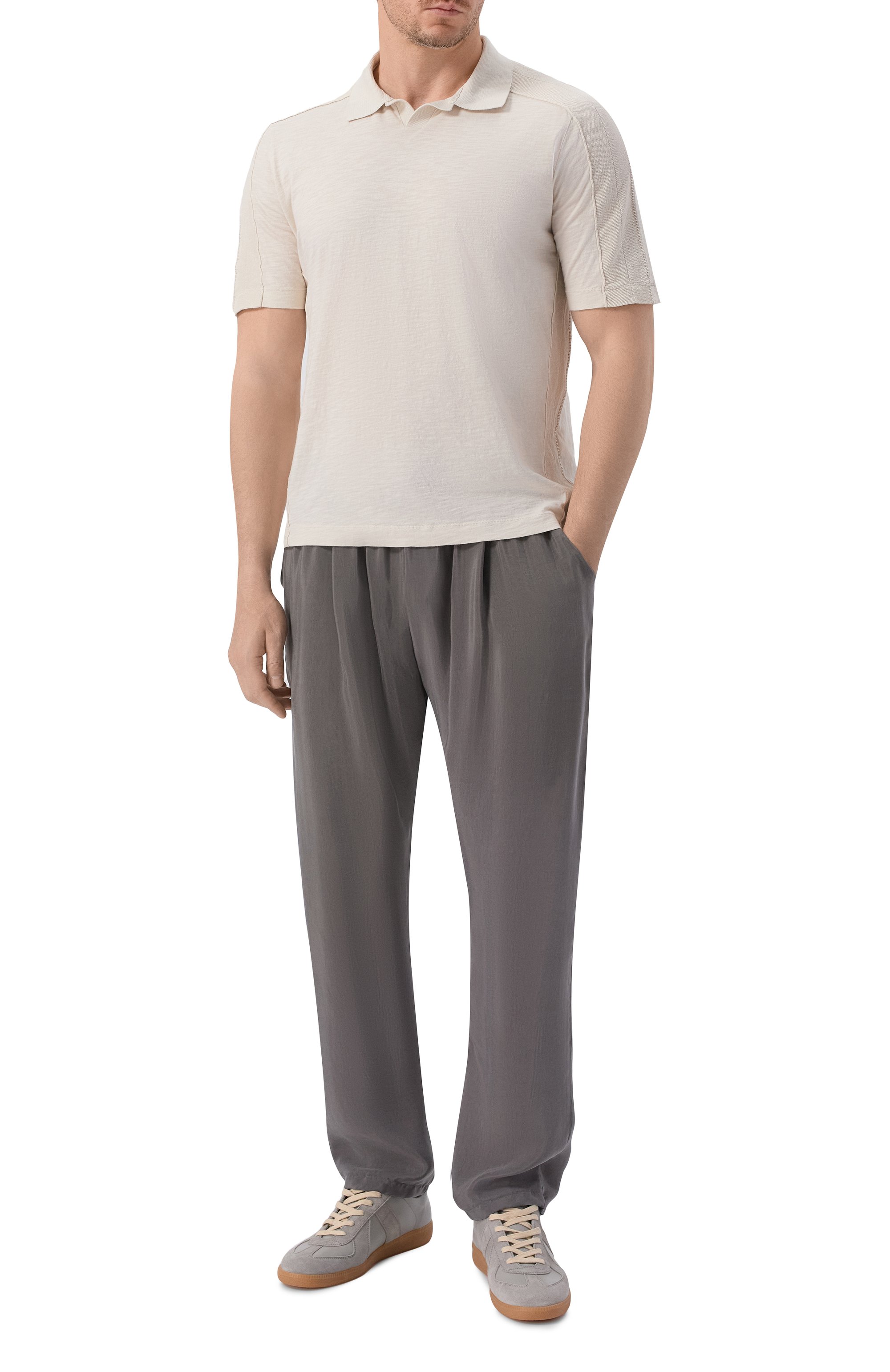 Брюки NEVER ENOUGH темно-серого цвета по цене 37550 руб., арт. 2B5M062-060/MPA020 W121, фото 2 Брюки NEVER ENOUGH, арт. 2B5M062-060/MPA020 W121, фото 2