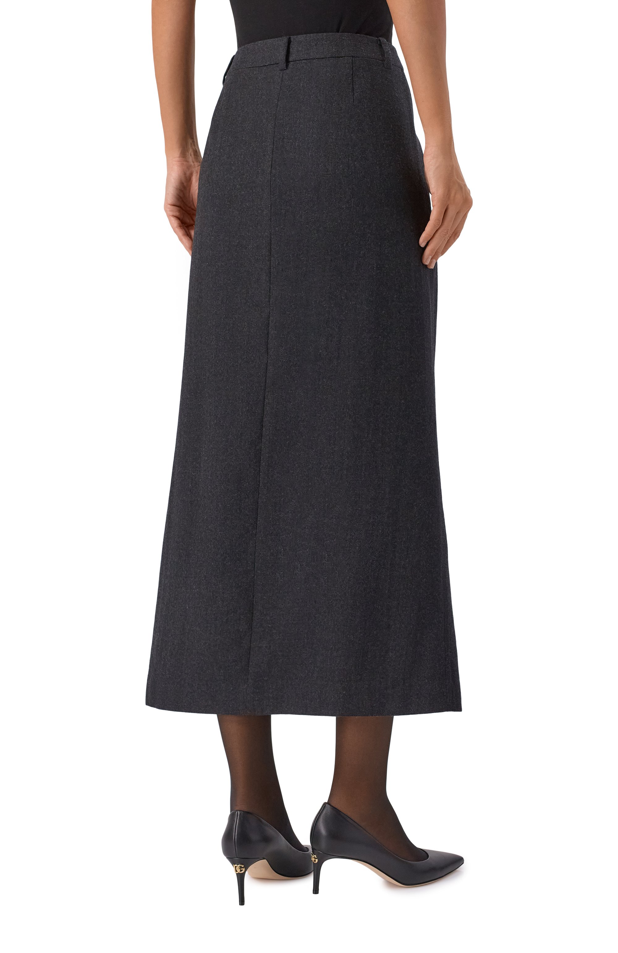 Шерстяная юбка LE17SEPTEMBRE, арт. LS2579SK002ECH, фото 4