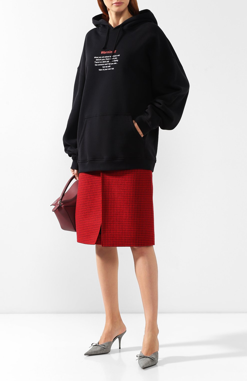 Хлопковое худи VETEMENTS, арт. UAH20TR739/W, фото 2