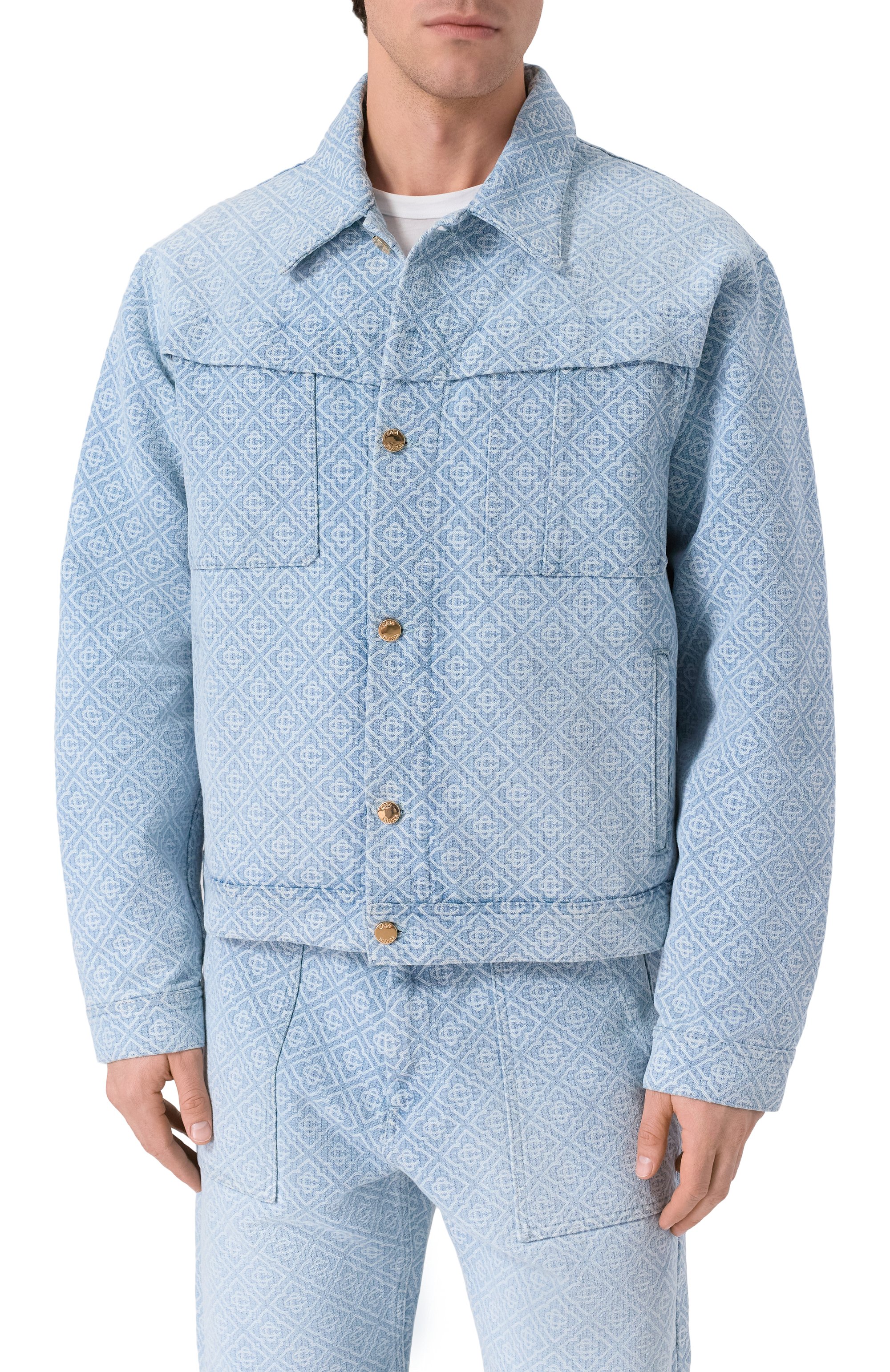 Джинсовая куртка CASABLANCA, арт. MPF25-JK-401-02, фото 3