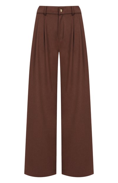 Женские брюки из шерсти и шелка MAX AND MOI, арт. H25BABILI