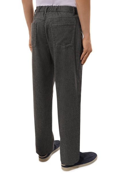 Брюки из шерсти и хлопка ZILLI, арт. J5T201M0221VZG000, фото 4