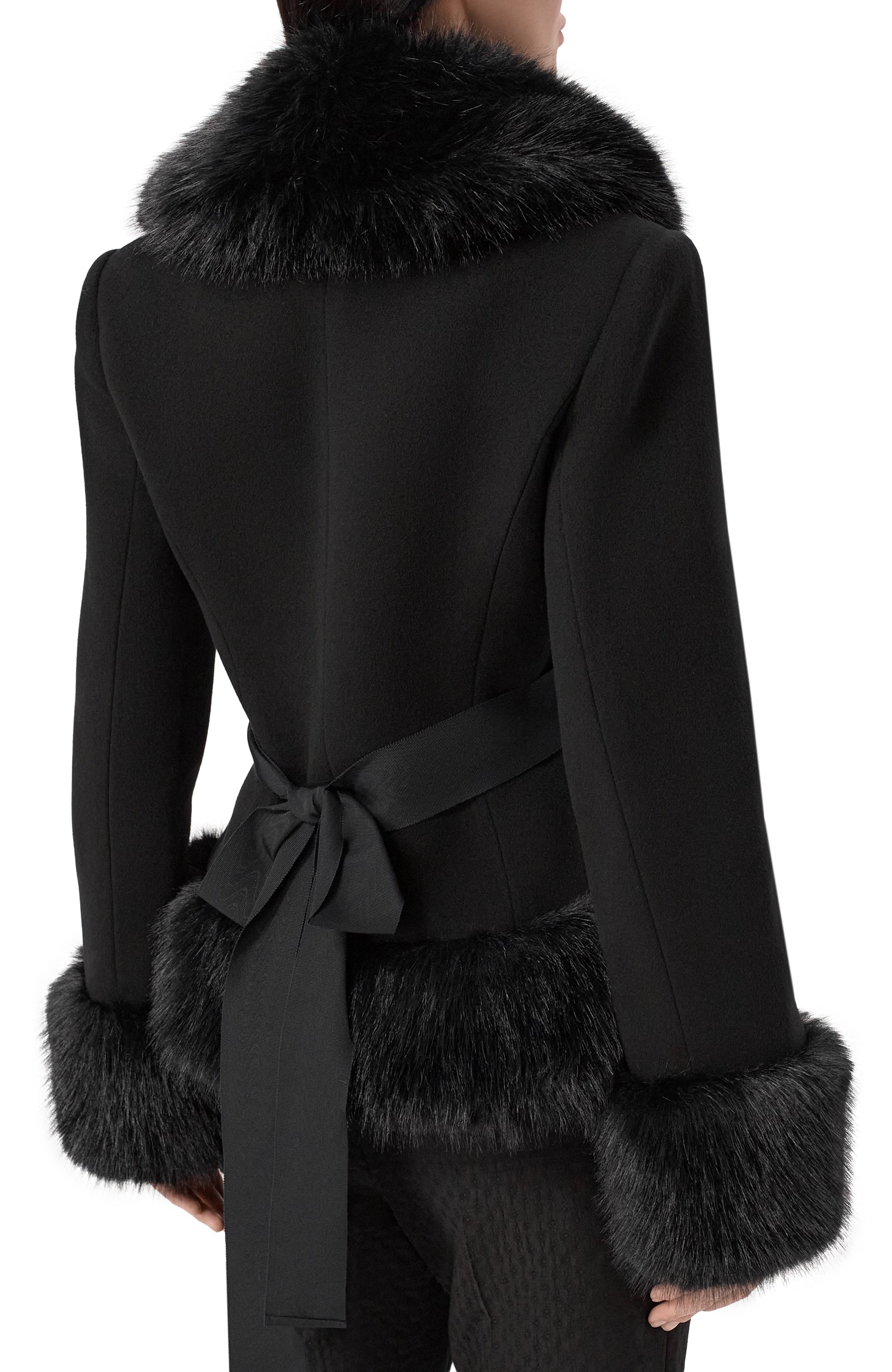 Полупальто из шерсти и кашемира NINA RICCI, арт. 26ACMA002/WV0325, фото 4