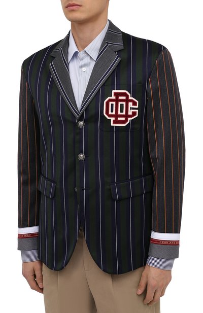 Пиджак из шерсти и хлопка DSQUARED2, арт. S74BN1008/S52989, фото 4