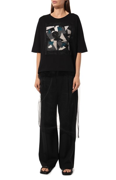 Футболка MIDGARD PARIS черного цвета по цене 19000 руб., арт. А10103, фото 3 Футболка MIDGARD PARIS, арт. А10103, фото 3