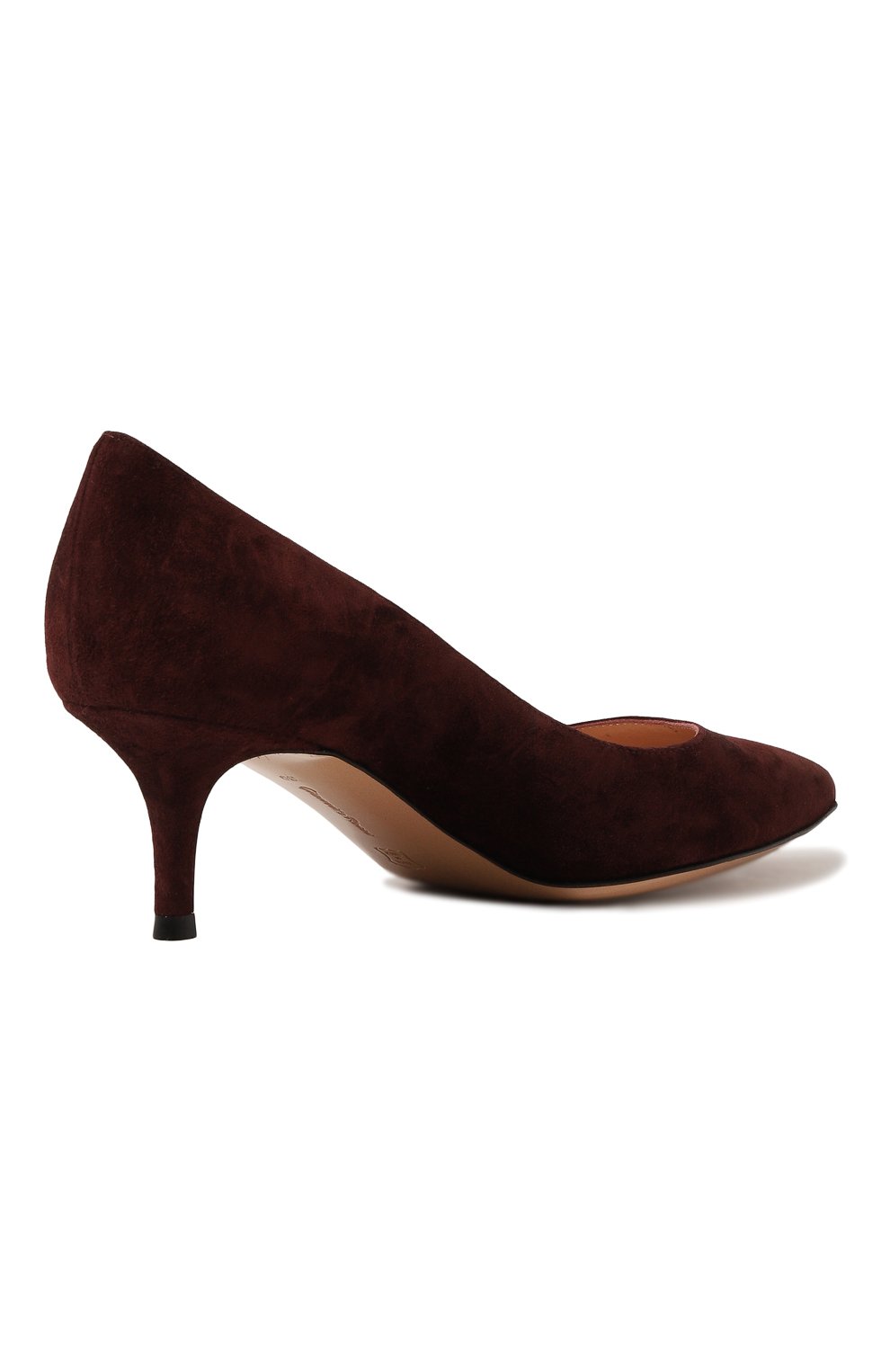 Замшевые туфли gianvito 55 GIANVITO ROSSI, арт. G20336.55RIC.CAMB0UR, фото 5