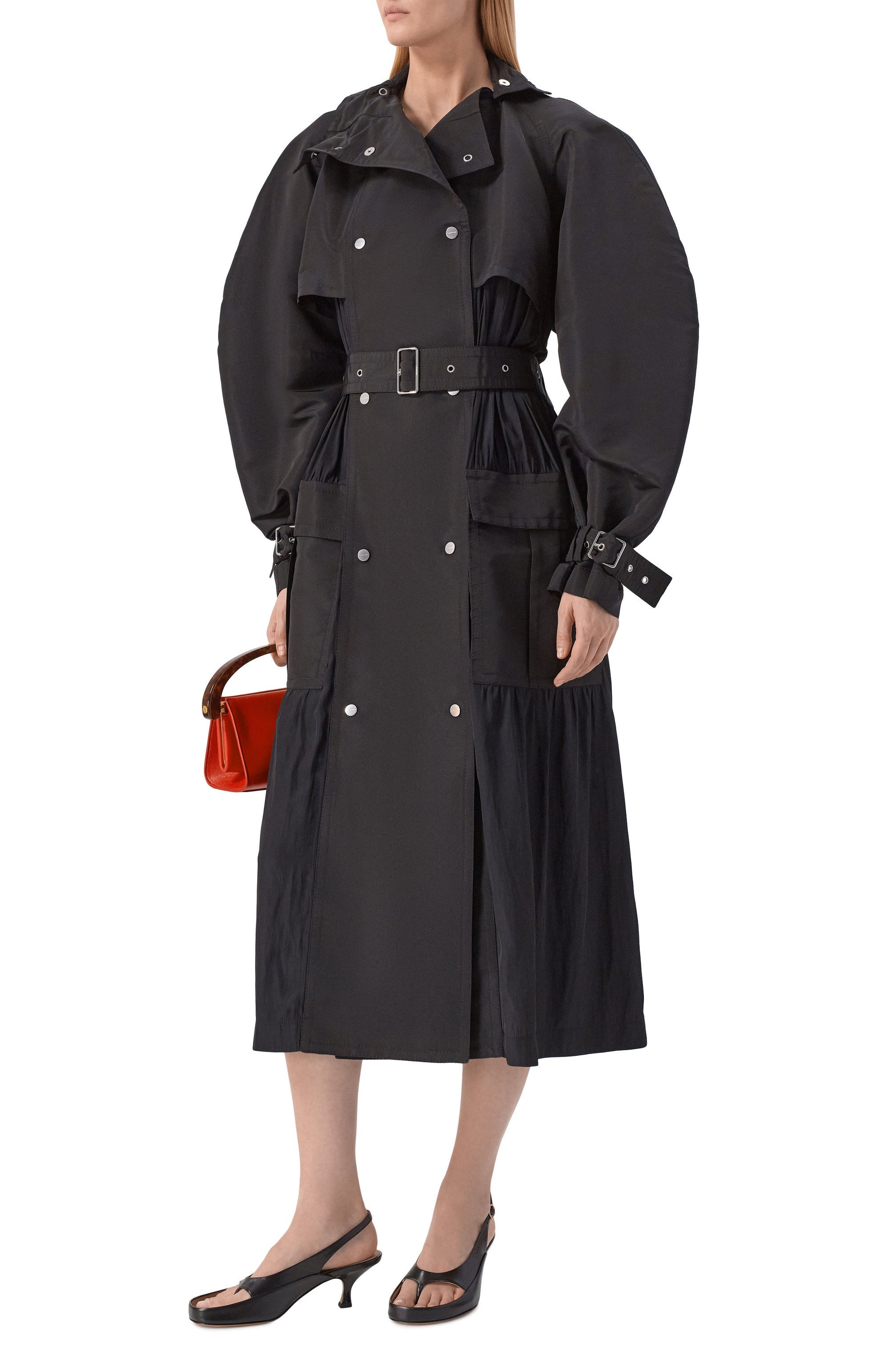 Шелковый плащ LANVIN, арт. RW-C00158-6334-E26, фото 2