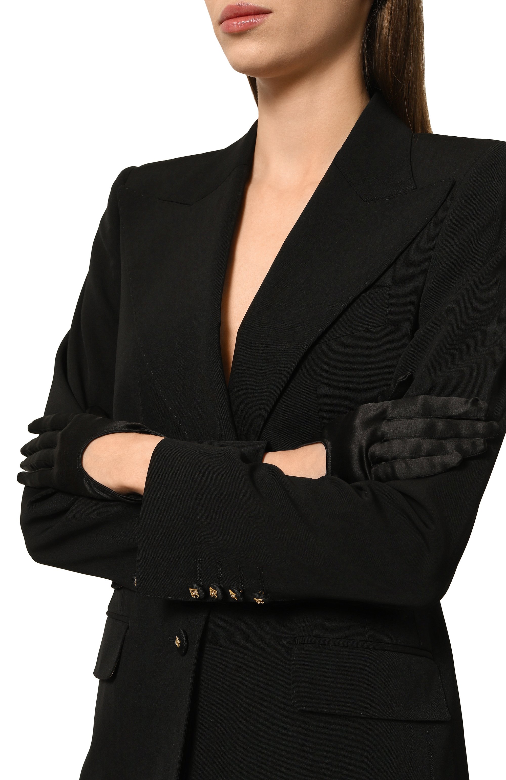 Шелковые перчатки DOLCE & GABBANA, арт. FG125A/FURAG, фото 2