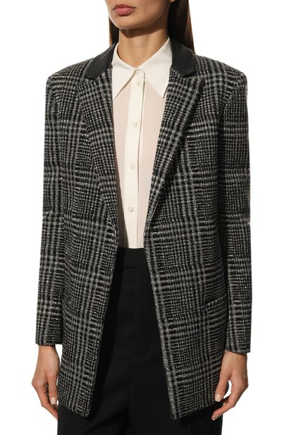 Шерстяной жакет SAINT LAURENT, арт. 534465/Y050R, фото 3