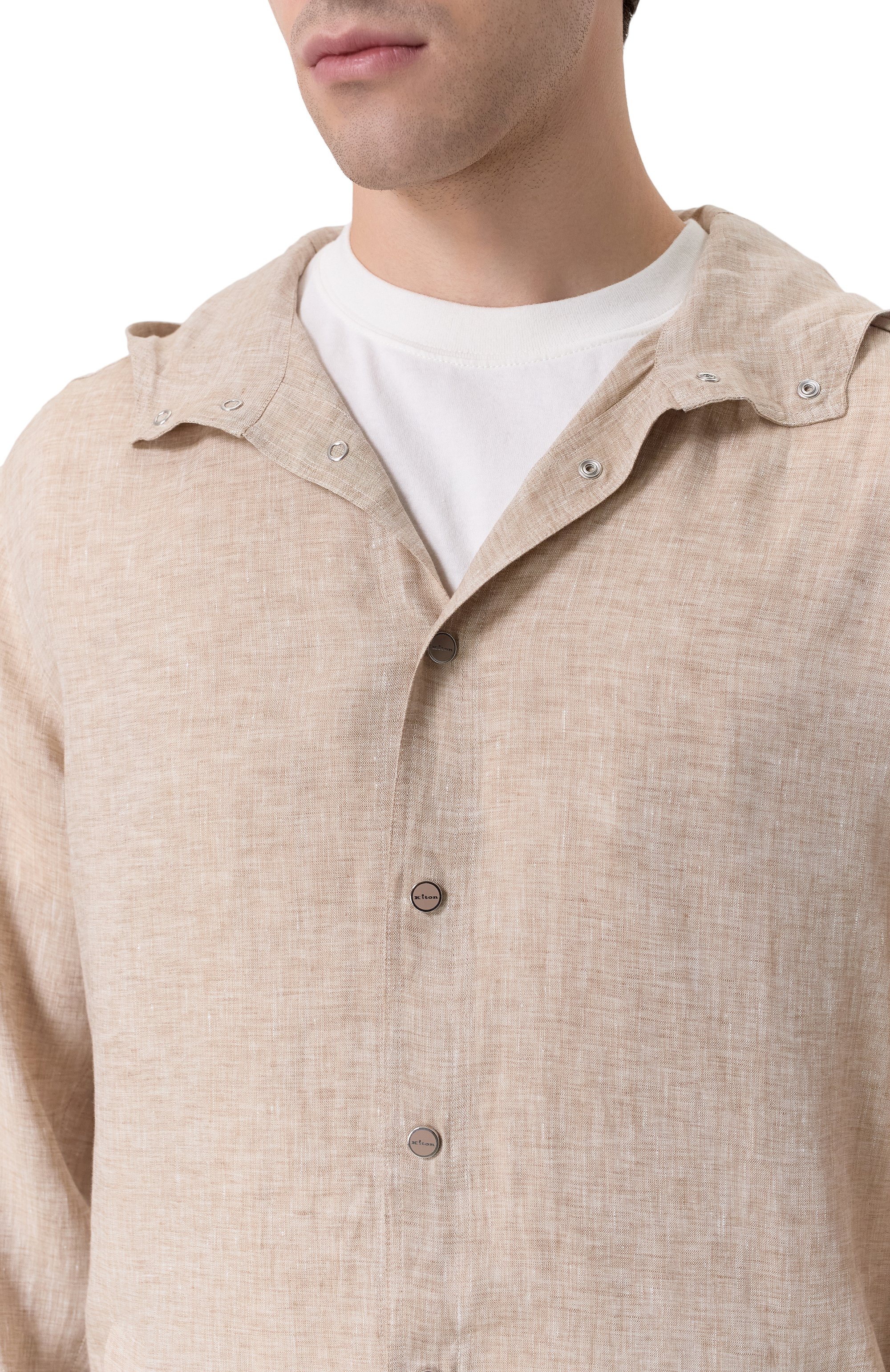 Льняная рубашка KITON, арт. UMCMARH0961322, фото 5