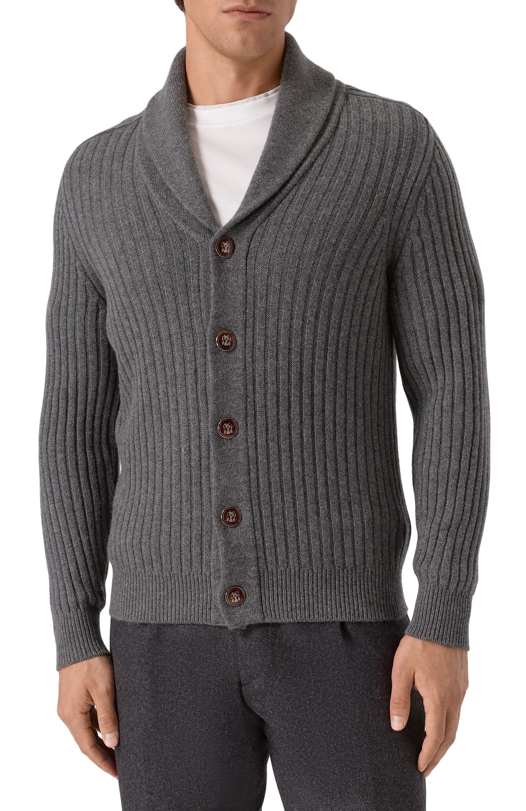 Кашемировый кардиган BRUNELLO CUCINELLI, арт. M22505506, фото 3