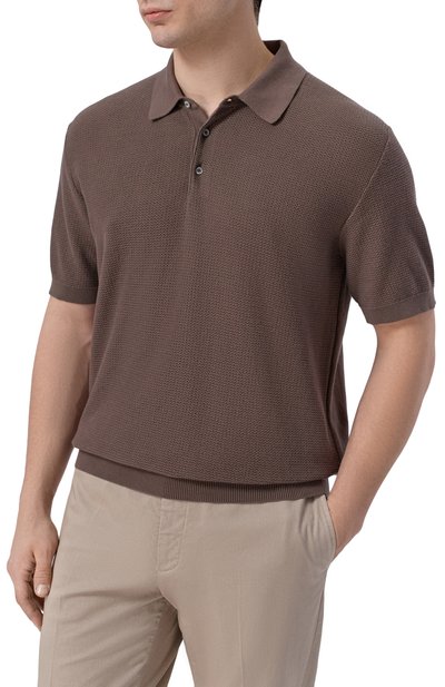 Хлопковое поло CORNELIANI, арт. 27M560/2725188, фото 3