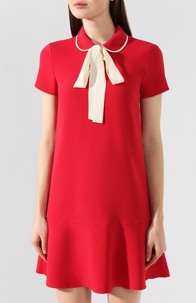 Платье REDVALENTINO красного цвета по цене 47150 руб., арт. TR3VAL90/3TG, фото 3 Платье REDVALENTINO, арт. TR3VAL90/3TG, фото 3